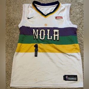 Nike  NOLA Williamson NBA Jersey number 1 size large Zatarains